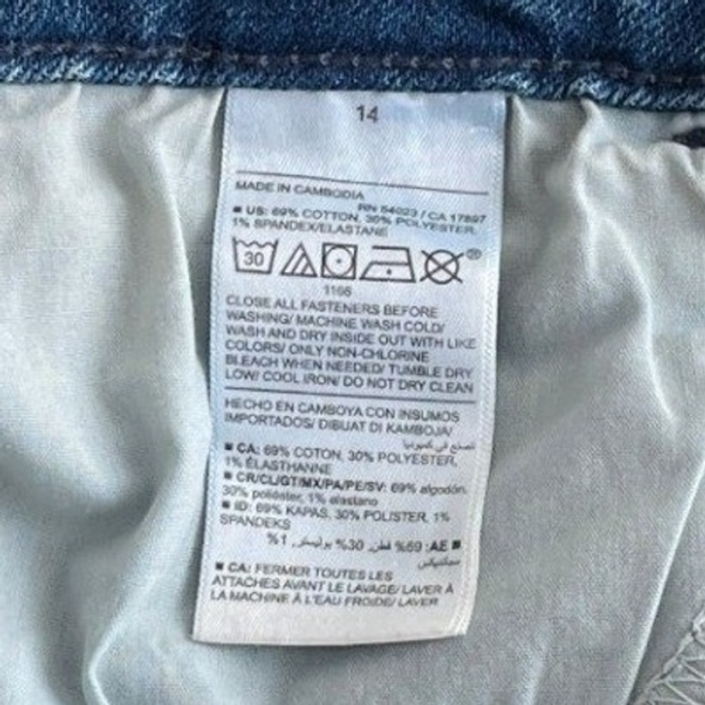 Old Navy Wow Straight High Rise Jeans Womens 14 Medium Wash Blue Stretch Denim - Picture 5 of 8